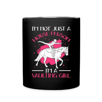 Vaulting Equestrian Sports Equestrian Sports Gift - Full Colour Mug - black - Front