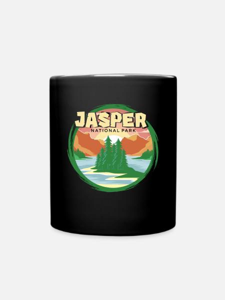 Nationalpark Jasper Kanada Alberta Souvenir Campin - Tasse einfarbig - Schwarz