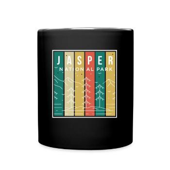 Parc national Jasper Canada Souvenir Mountains Cam - Mug uni - noir - Devant