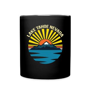 Kalifornien Lake Tahoe Camping Wandern Natur Wildl - Tasse einfarbig - Schwarz - Vorne