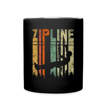 Tyrolienne vintage rétro - Mug uni - noir - Devant