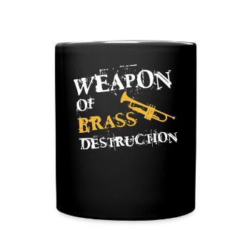 Trumpet Player Vintage Weapon Of - Tasse einfarbig - Schwarz - Vorne