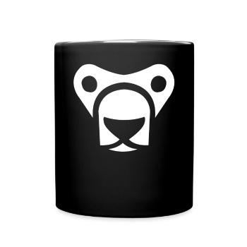 Free the Bears Panda Save Nature Wild Zoo Quote - Full Colour Mug - black - Front
