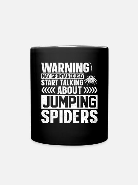 Haustiersammlungen Lifestyle Exotische Springspinn - Tasse einfarbig - Schwarz