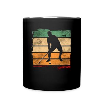 Floorball - Mug uni - noir - Devant