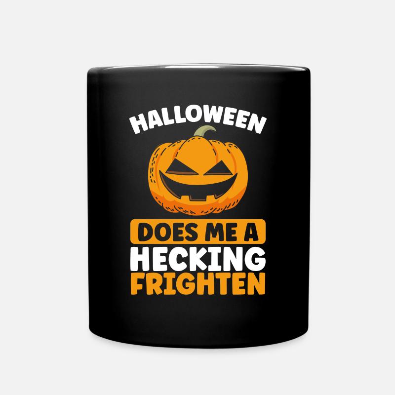 Halloween me fait peur - Mug uni - noir