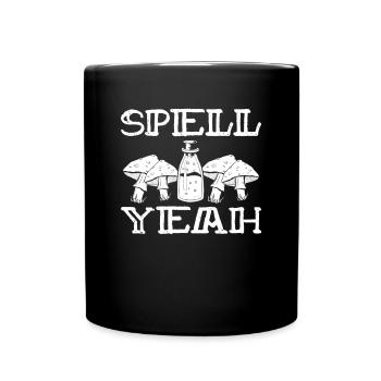 Spell yeah - Full Colour Mug - black - Front