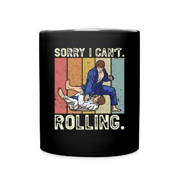 BJJ Jiu-Jitsu Brésilien - Mug uni - noir - Devant