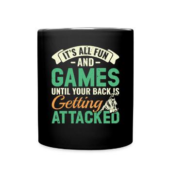 BJJ Jiu-Jitsu Brésilien - Mug uni - noir - Devant