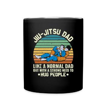 BJJ Jiu-Jitsu Brésilien - Mug uni - noir - Devant
