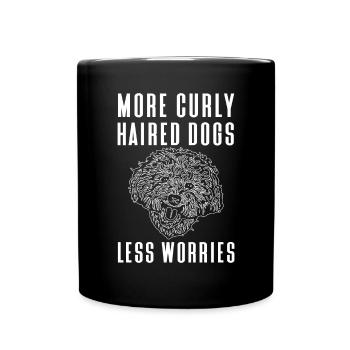 Bichon Frisé Propriétaire Chiens Cadeau - Mug uni - noir - Devant