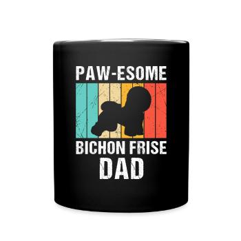 Bichon Frisé Propriétaire Chiens Cadeau - Mug uni - noir - Devant