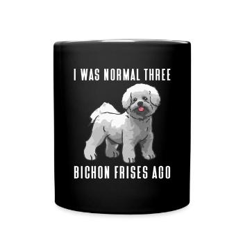 Bichon Frisé Propriétaire Chiens Cadeau - Mug uni - noir - Devant