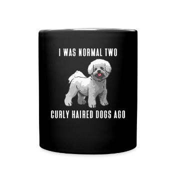Bichon Frisé Propriétaire Chiens Cadeau - Mug uni - noir - Devant