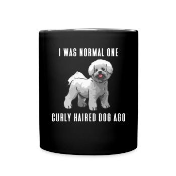 Bichon Frisé Propriétaire Chiens Cadeau - Mug uni - noir - Devant