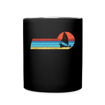 Plage Voile Windracer Land Sailers Land Sailors - Mug uni - noir - Devant