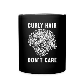 Bichon Frisé Propriétaire Chiens Cadeau - Mug uni - noir - Devant