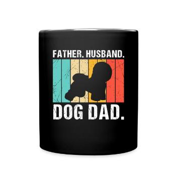 Bichon Frisé Propriétaire Chiens Cadeau - Mug uni - noir - Devant