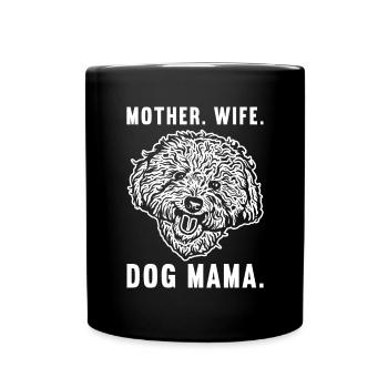 Bichon Frisé Propriétaire Chiens Cadeau - Mug uni - noir - Devant