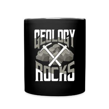 Geology Rock collector Geologist - Full Colour Mug - black - Front