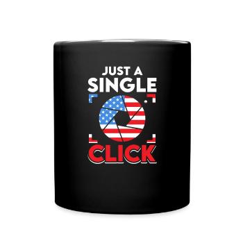 Télescope spatial d’astrophotographie patriotique des États-Unis - Mug uni - noir - Devant