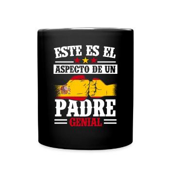 Papa espagnol Papa Meilleur Papa - Mug uni - noir - Devant