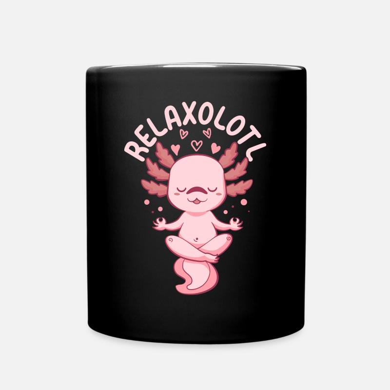Axolot Lover Funny Axolot - Relaxolotl Axolot - Tasse einfarbig - Schwarz