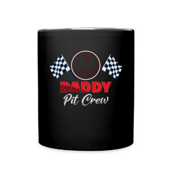 Papa Pit Crew Race Car Racing Fête d’anniversaire - Mug uni - noir - Devant