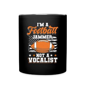 Joueurs de football - Mug uni - noir - Devant