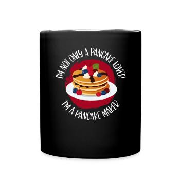 Pancakes | Pancake Pancake Gift - Full Colour Mug - black - Front