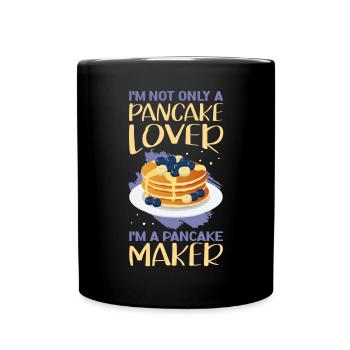 Pancakes Pancakes Pancake Gift - Full Colour Mug - black - Front