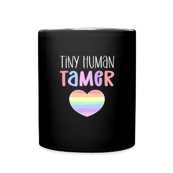 Little human tamer. Appreciation of the - Full Colour Mug - black - Front