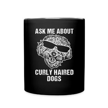Bichon Frisé Propriétaire Chiens Cadeau - Mug uni - noir - Devant