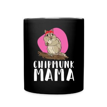 Cadeau de rongeur chipmunk - Mug uni - noir - Devant
