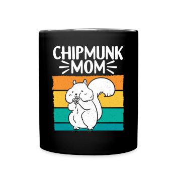 Cadeau de rongeur chipmunk - Mug uni - noir - Devant