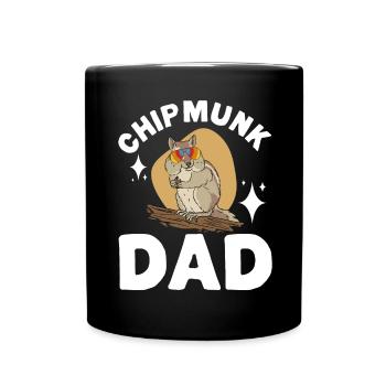 Cadeau de rongeur chipmunk - Mug uni - noir - Devant