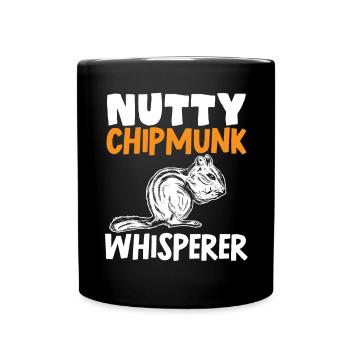 Cadeau de rongeur chipmunk - Mug uni - noir - Devant