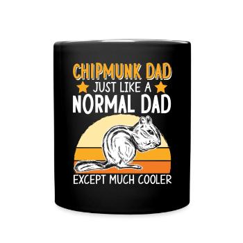 Cadeau de rongeur chipmunk - Mug uni - noir - Devant