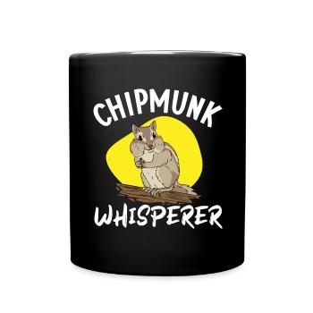 Cadeau de rongeur chipmunk - Mug uni - noir - Devant