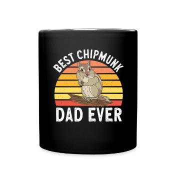 Cadeau de rongeur chipmunk - Mug uni - noir - Devant