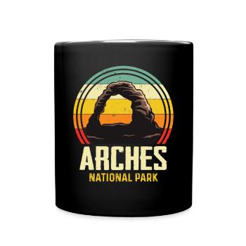 Arches National Park Randonnée Utah Canyon Rocks Souv - Mug uni - noir - Devant
