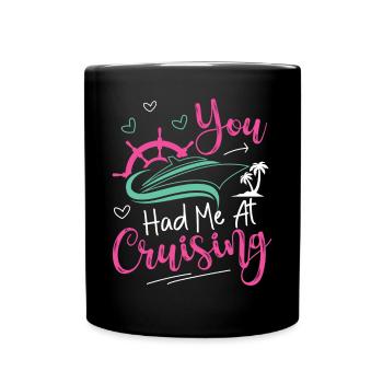 Croisière Vacances Fille que Vous aviez - Mug uni - noir - Devant