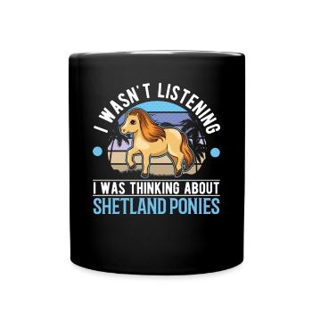 Shetland Pony Shetland Pony Shetty - Mug uni - noir - Devant