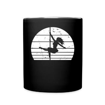 Pole Dance Silhouette Pole Dancing I Pole Dance Gi - Tasse einfarbig - Schwarz - Vorne