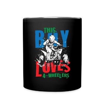 4 bike lovers - Full Colour Mug - black - Front