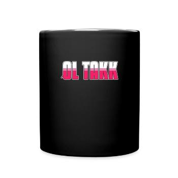Norwegen - Tasse einfarbig - Schwarz - Vorne