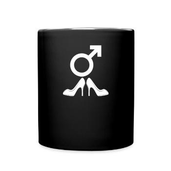Journée de la fierté transgenre bisexuelle LGBT - Mug uni - noir - Devant