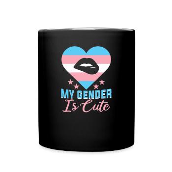 Bisexell Transgender Pride Day LGBT - Tasse einfarbig - Schwarz - Vorne