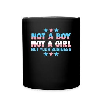 Bisexell Transgender Pride Day LGBT - Tasse einfarbig - Schwarz - Vorne