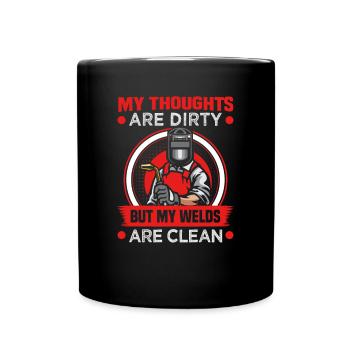 Conception de slogan de soudeur pour les métallurgistes - Mug uni - noir - Devant